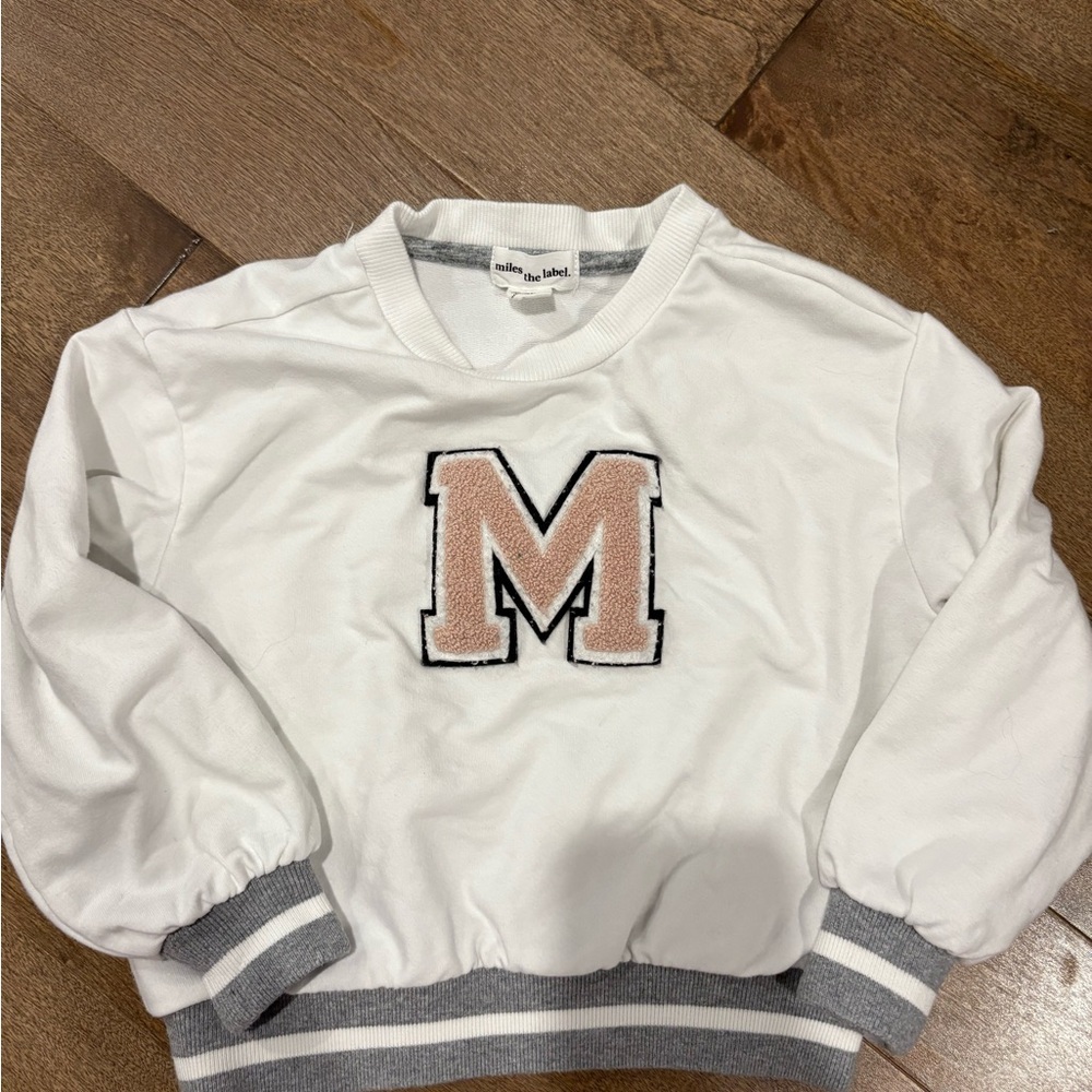 Miles the Label White Sweatshirt